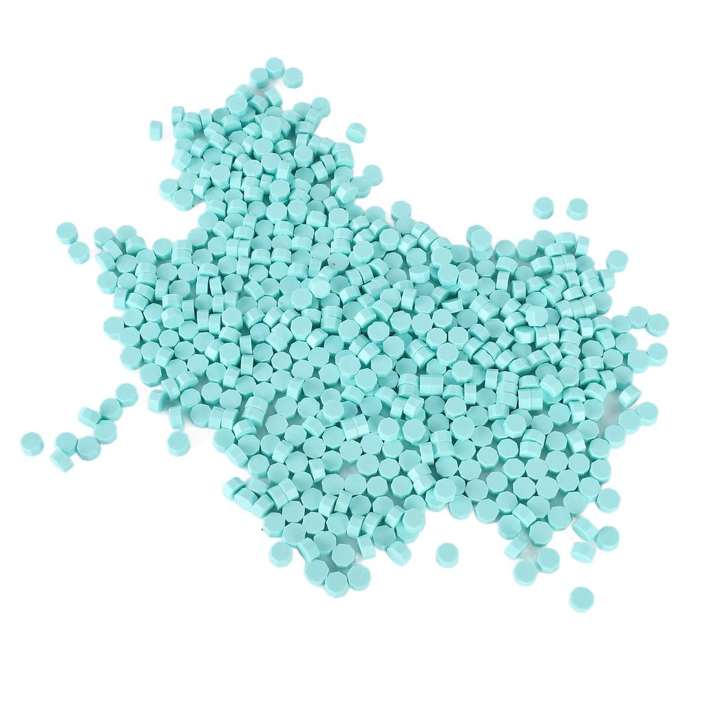 Sealing Wax Beads Pure Color Odourless Smokeless Portable Quick Dry Wax Stamp Beads for Envelope Cards Invitations