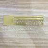 Precision Cat Pattern Ruler Double-Sided Metal Bookmark Cat Template Ruler  Planning Book