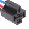 1Pcs 4/5 Pin SPST Fuse Relay For Car Truck Waterproof 12V 24V 30A Fuse Relay Switch With 14AWG 16 AWG Wire