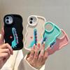 Big Wave Edge Miękki silikonowy materiał Macaron Etui na telefon Odporne na wstrząsy Ochronne gumowe etui na iPhone'a Samsunga Huawei Honor Xiaomi Redmi OnePlus Moto