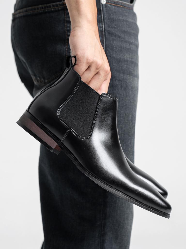 Miamiproject Mono15 Bowermin Short Edged Chelsea Boots Black