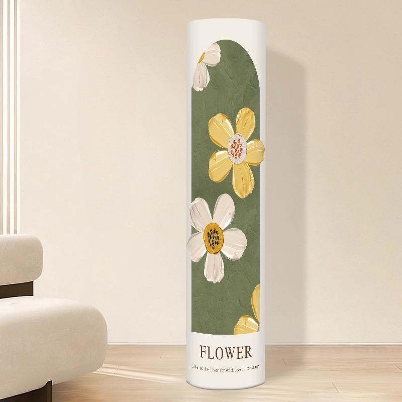 

Living Room Circular Stand Pe Air Conditioner Dust Cover Full Wrap Round Cylinder Cabinet Hine Protective for Multiple Size 170cm
