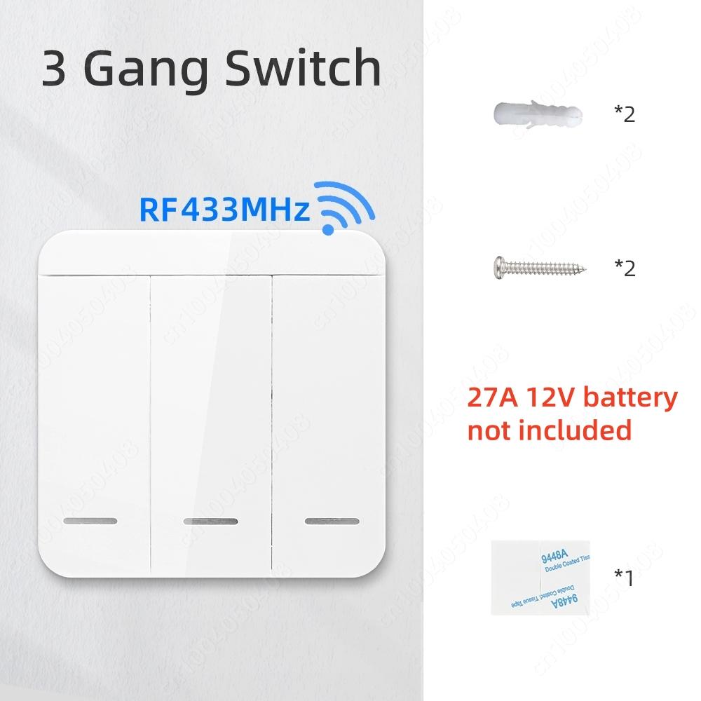 Tuya Smart Home WIFI Relay Module Switch Mini Light RF433MHz Wall Panel Switch Wireless Voice Control Timer Google Home Alexa