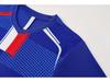 Custom Quick-Dry Polyester Football Jersey Short Sleeve Team Kit with Logo