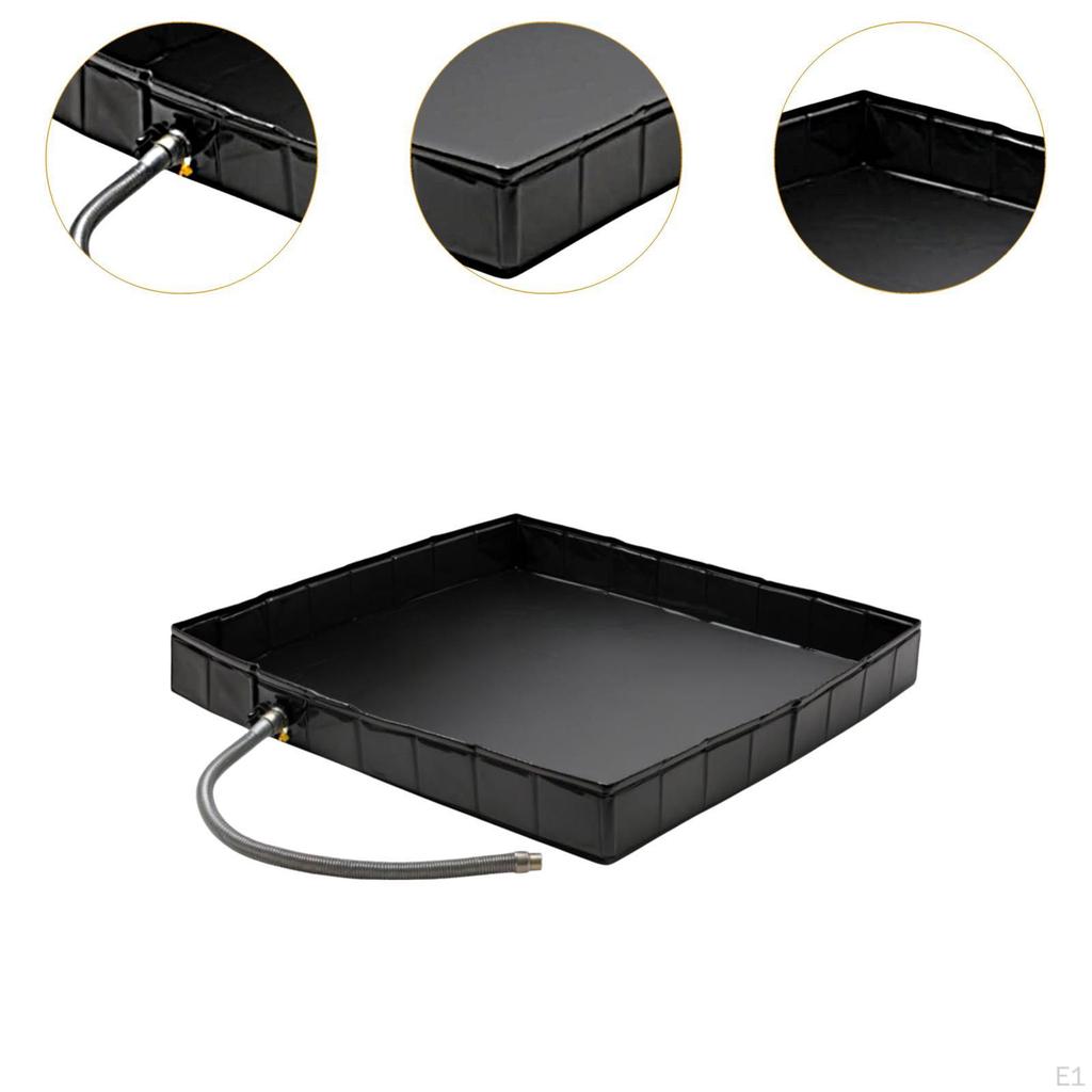 Portable Shower Base,Showers Tent Awning Base Tray Showering Basin Foldable Pan for