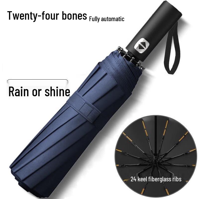23-inch Automatic Wind-Resistant Folding Umbrella