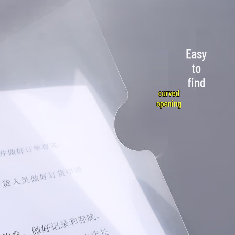 M&G A4 15mm Transparent Pull-Rod Report Files (30 Pack)