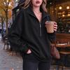 Women's Casual Loose Fit Sweatshirt with Pocket for Workout and Daily Wear