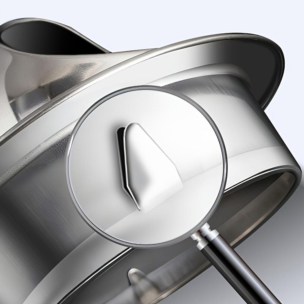 304 Stainless Steel Ventilation Cap Wall Exhaust Vent Cover Kitchen Bathroom Vent Pipe Hood 100mm Brushed Suitable for 100mm Wall Hole 110mm PVC Pipe