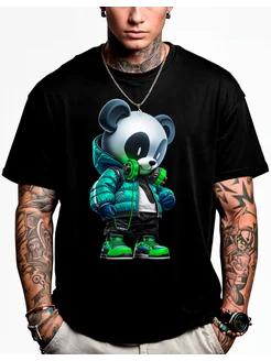 White oversized T-shirt with Y2K grunge drain print 2XL