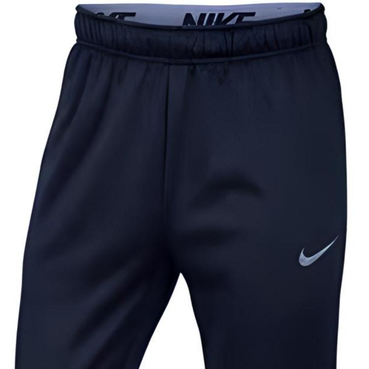 Nike Slacker Solid Color Casual Commuting Sports Long Pants Men Bottoms Dark-Blue 904920-475