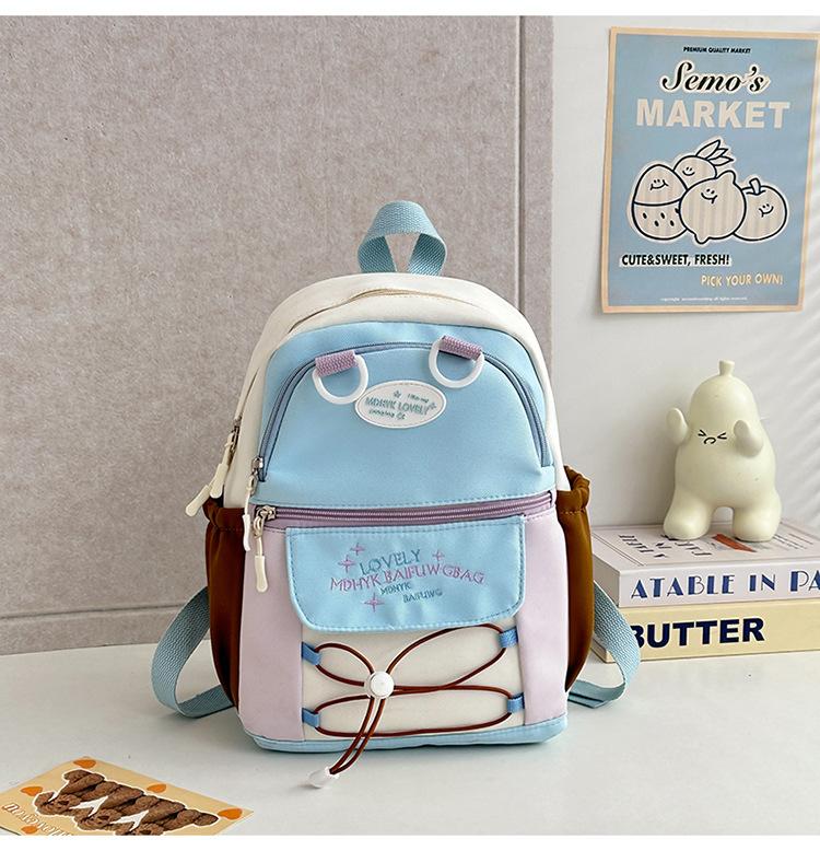 School Bag Korean Version Casual Small Fresh Versatile Backpack Light Going Out Backpack High Value Ins College Style Girl School Bag