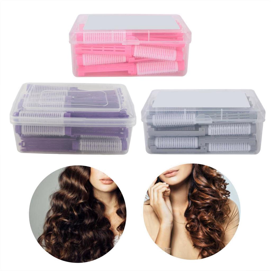 Hair Perm Rods Perming Rod Hair Roller Curler Hairdressing Tool Kit Plastic Resin 20pcs Perm Rods Tool Hair Styling Tool