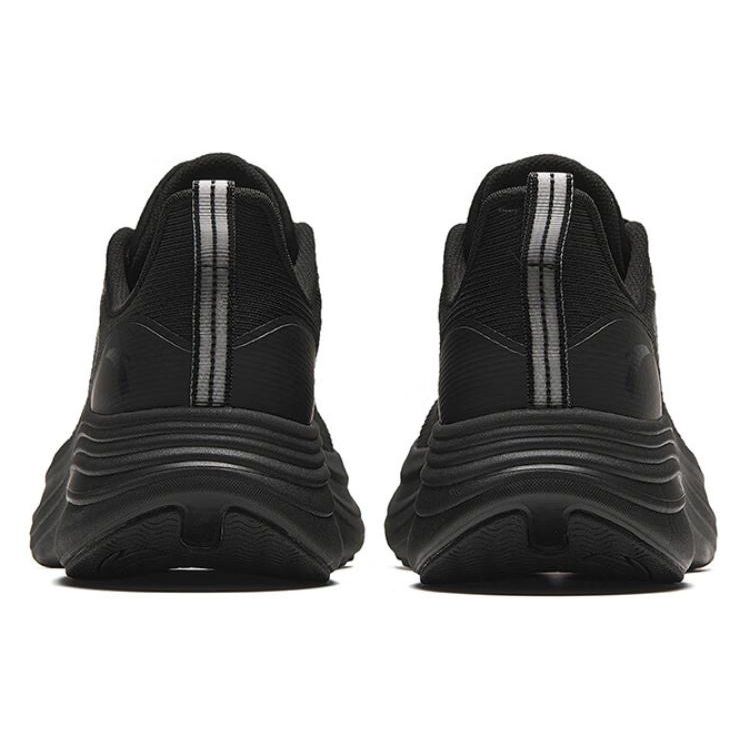 Anta Comfortable Shock Absorbing Lightweight Low Top Running Shoes Women sneaker Black 122425521-7