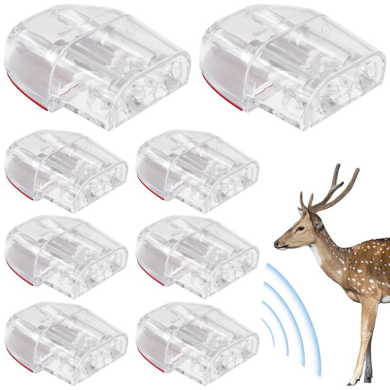 8/4Pcs Deer Warning Whistles Device Outdoor Deer Repelling Whistles Mini Car Safety Deer Whistle Weather-Resistant Animal Alert