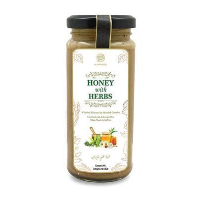 Honig mit Kräutermischung (300 g), Honig mit Kräutern, AL MASNOON