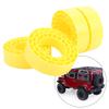 4PCS 1.55 Inch Tire Inserts Silicone Double Layer Hollow Water Proof RC Crawler Wheel Insert for Upgrade