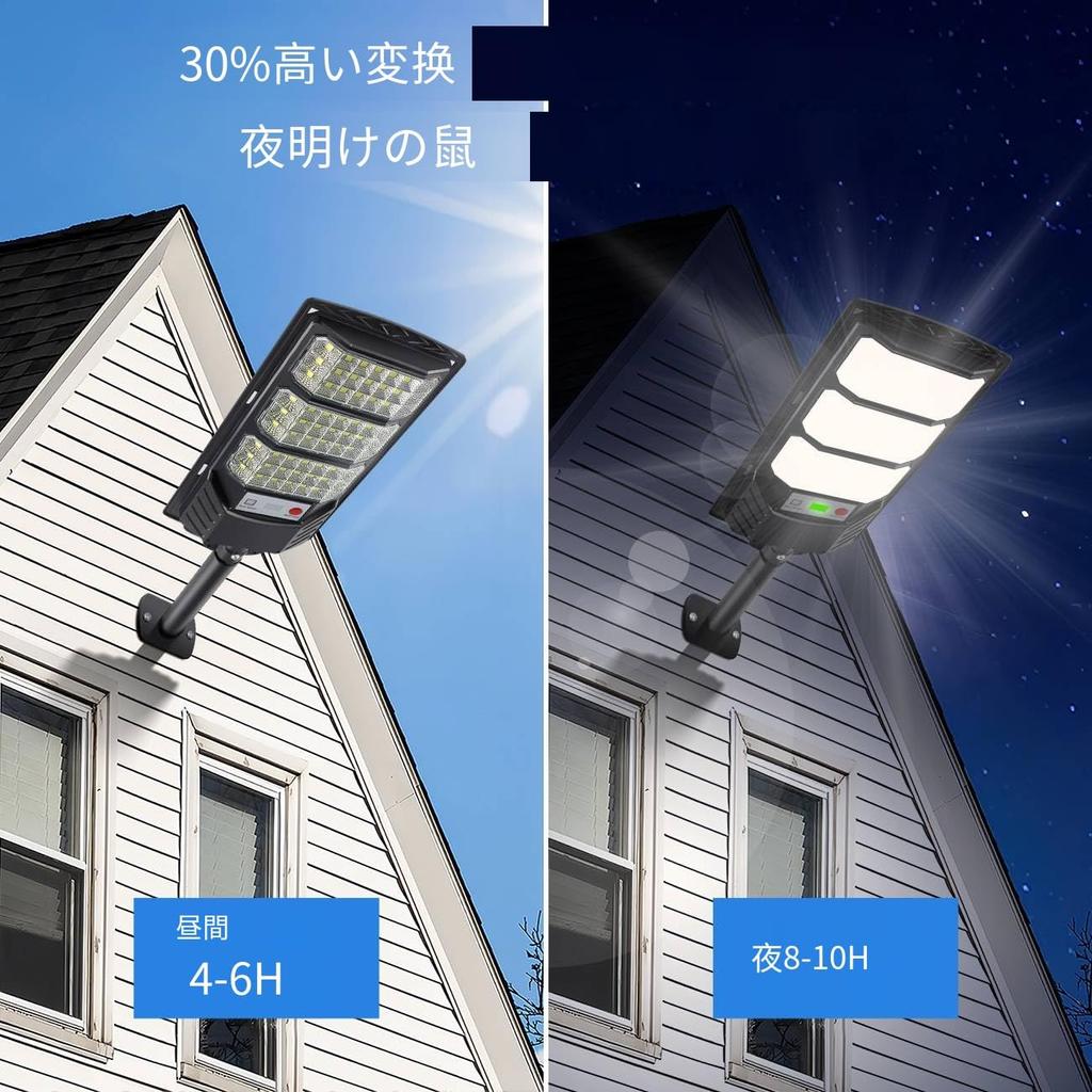 Solar Powered Outdoor Street Light, 8500K Solar Powered Outdoor Light, LED Dawn To Dawn Waterproof Spotlight with Motion Sensor and Remote Control,
