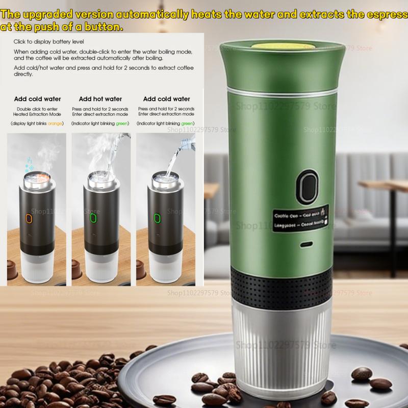 Electric Coffee Machine Travel Handy 3 In1 Espresso Portable Coffee Espresso Maker Machine Cafe Portable Capsule Coffee Machine