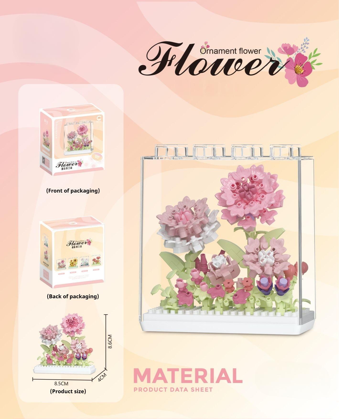 Tiny scale High-Quality Building High-Quality Block High-Quality Plastic High-Quality Plant High-Quality Eternal High-Quality Flower High-Quality