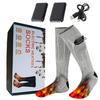Heated Socks 4000mAh Rechargeable Heating Socks for Men Women Winter Warm Stockings with 3