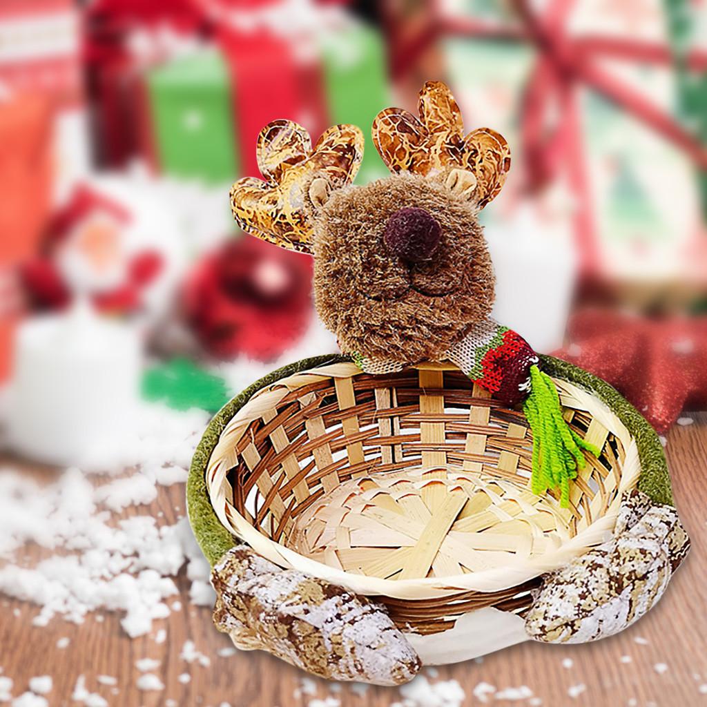 Christmas Candy Storage Basket Decoration  Storage Basket Gift Large