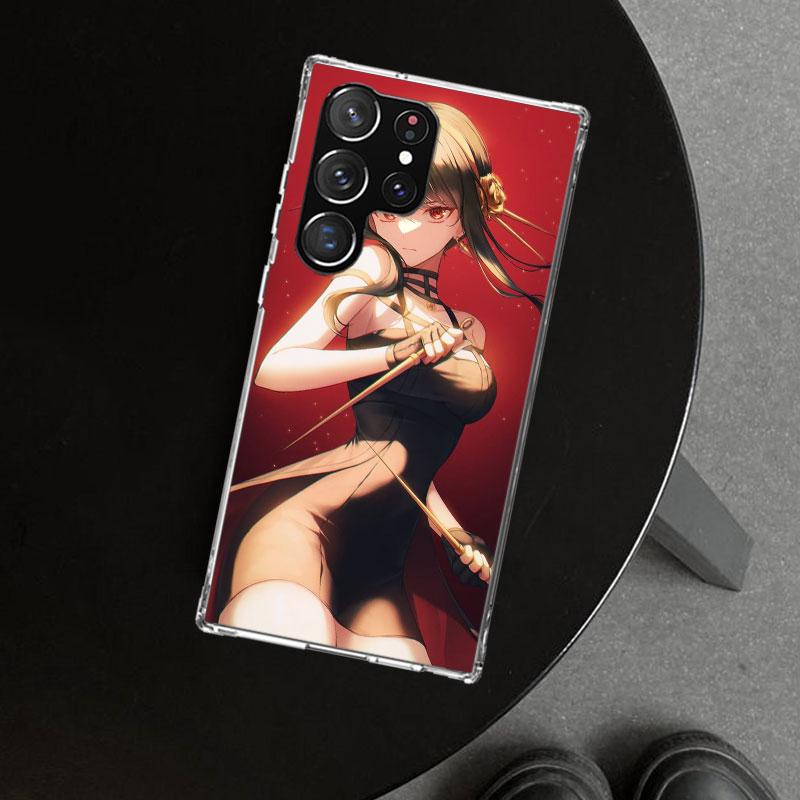 S-Spy Family Yor F-Forger Phone Case Cover for Samsung Galaxy S26 S25 Edge S24 S23 Ultra S22 Plus S21 FE S20 + Art Customized Fu