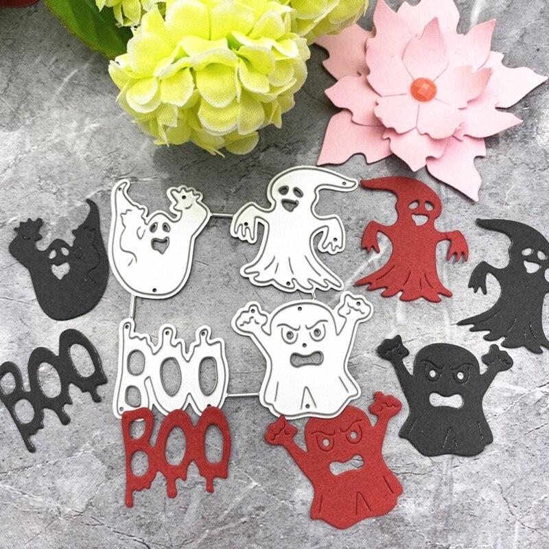 Halloween Ghost Metal Cutting Dies Stencil Scrapbooking DIY Album Stamp Emboss