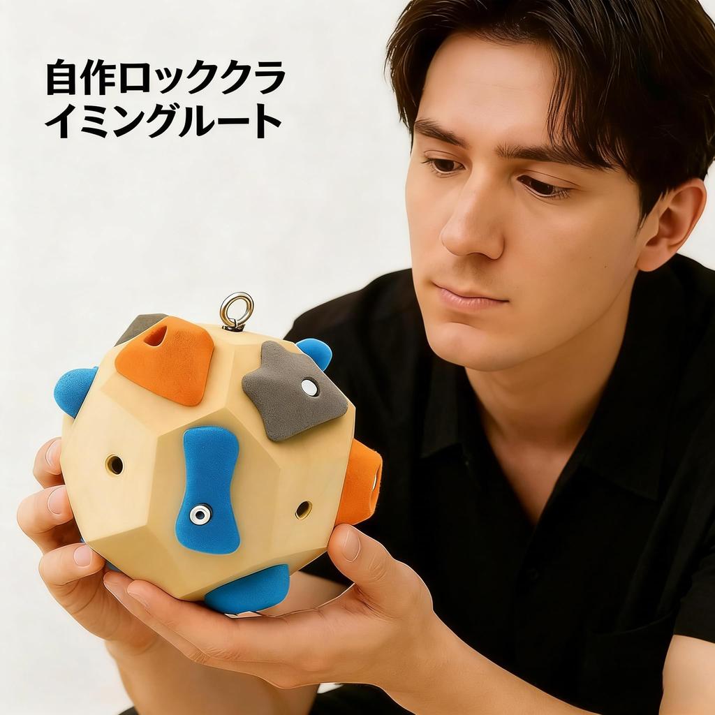 Coollooda Block Bouldering D Kletterball Finger- und Kletterball Ausdauerverbesserung Fingertrainingstool für Kletterer Stärkt Handmuskeln A