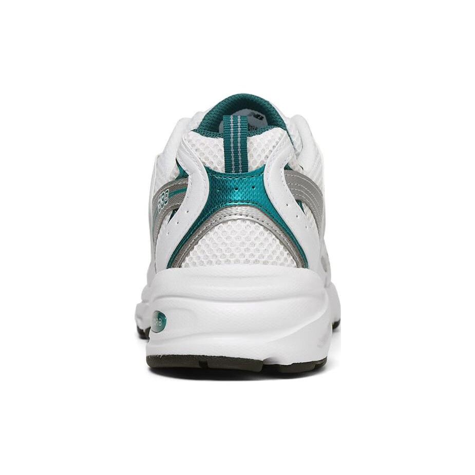 New Balance 530 Weiß Silber Grün Unisex Sneaker Silber-Metallic MR530AB