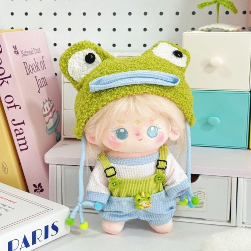 DIY 20cm Dolls Clothing Set Cartoon Plush Dolls Clothes Fashion Doll Clothes  Cotton Doll