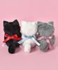 Bleu Bleuet Fluffy Cat Plush Stuffed Animal Toy, Mascot, Soothing, (White)