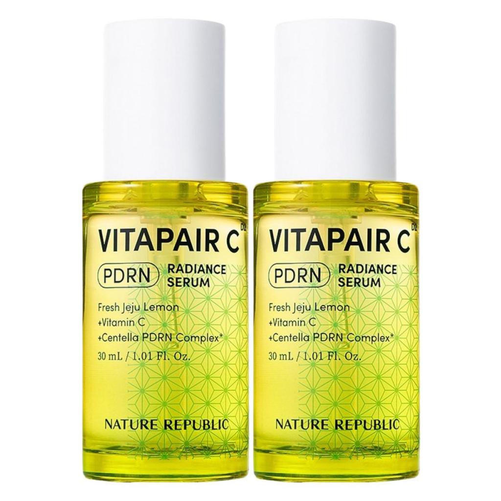 Nature Republic Vitapair C PDRN Radiance Serum 30ml x 2pcs - Brightening & Firming Skin Glow