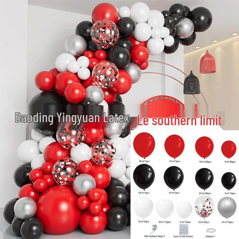 Sada balónků v jednotné barvě pro svatby, Valentýna a tématické večírky