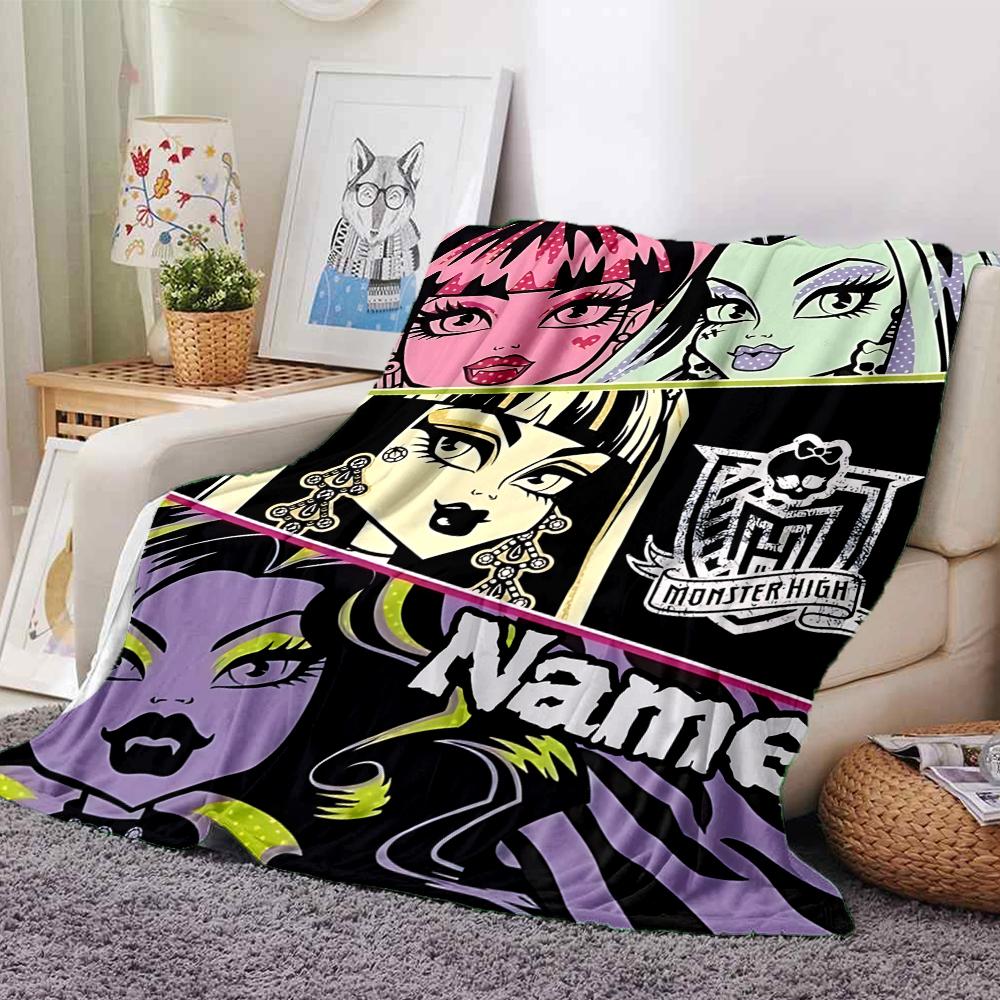 Custom Name Vampire Gothic Fantasy Art blanket for Couch & Bed, Plush Cozy Fuzzy Blanket Super Soft & Warm Blankets for Fall and Winter. 0908440