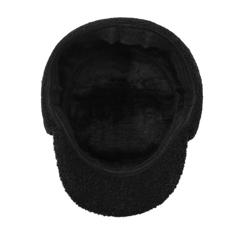 Warme Bombermütze Herren Mittleren Alters und Ältere Papa Winter Ohrenschutzmütze Opa-Mütze