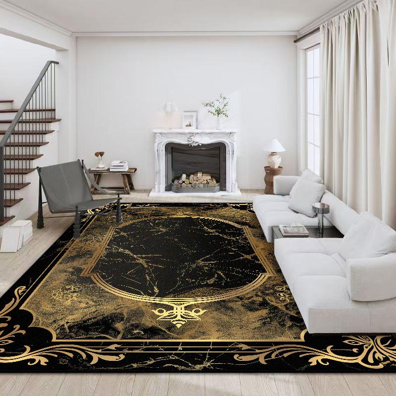 Modern home decoration luxury Carpet living room non-slip large room rugs senior soft Sofa table mat Easy cleaning customizable