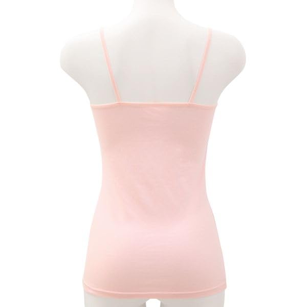 Lacy Camisole with Cleavage Coverage and Glance [Shirohato] (WH-White, M)