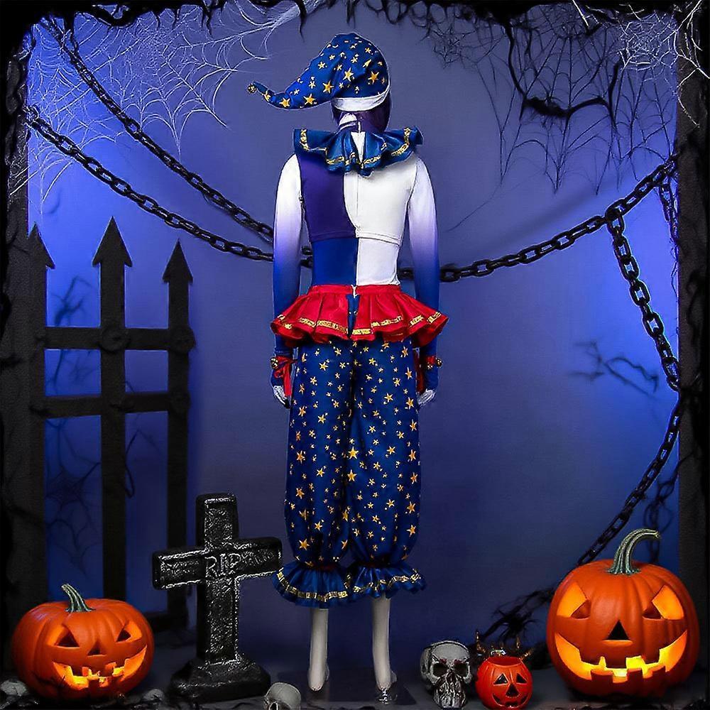 Joker Cosplay Kostüm Komplettset Halloween Cosplay Outfit Streetwear Anime Spielfigur Rollenspiel
