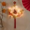 2026 New Vietnamese Spring Festival Luminous Wall Decoration Chinese Knot Tassel Led Simulated Flower Red Fruit New Year Gifts