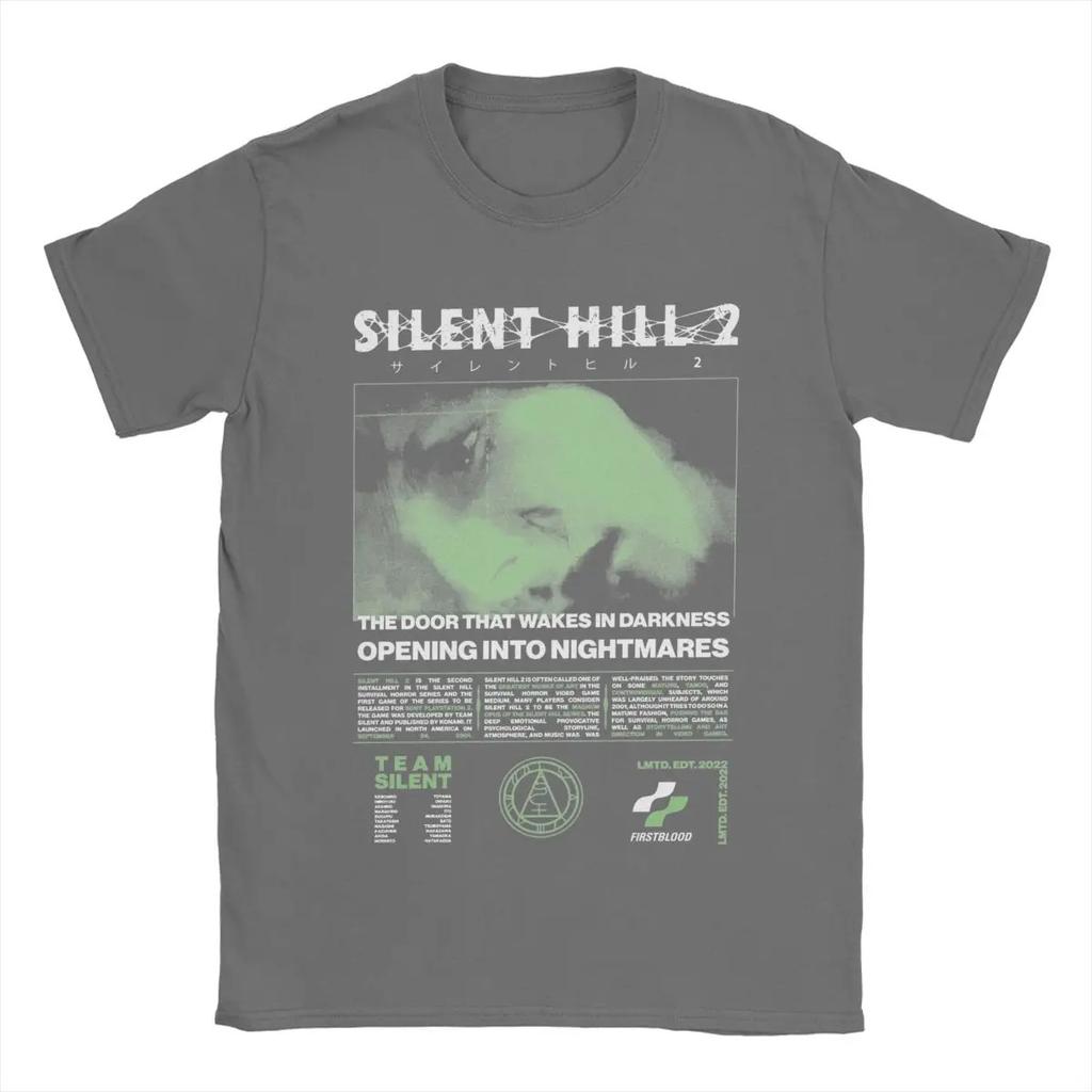 2026 Unisex Silent Hill 2 T Shirts Cotton Clothing Casual Short Sleeve Round Neck Tee Shirt Adult T-Shirts Hip Hop Streetwear Oversized Tshirt