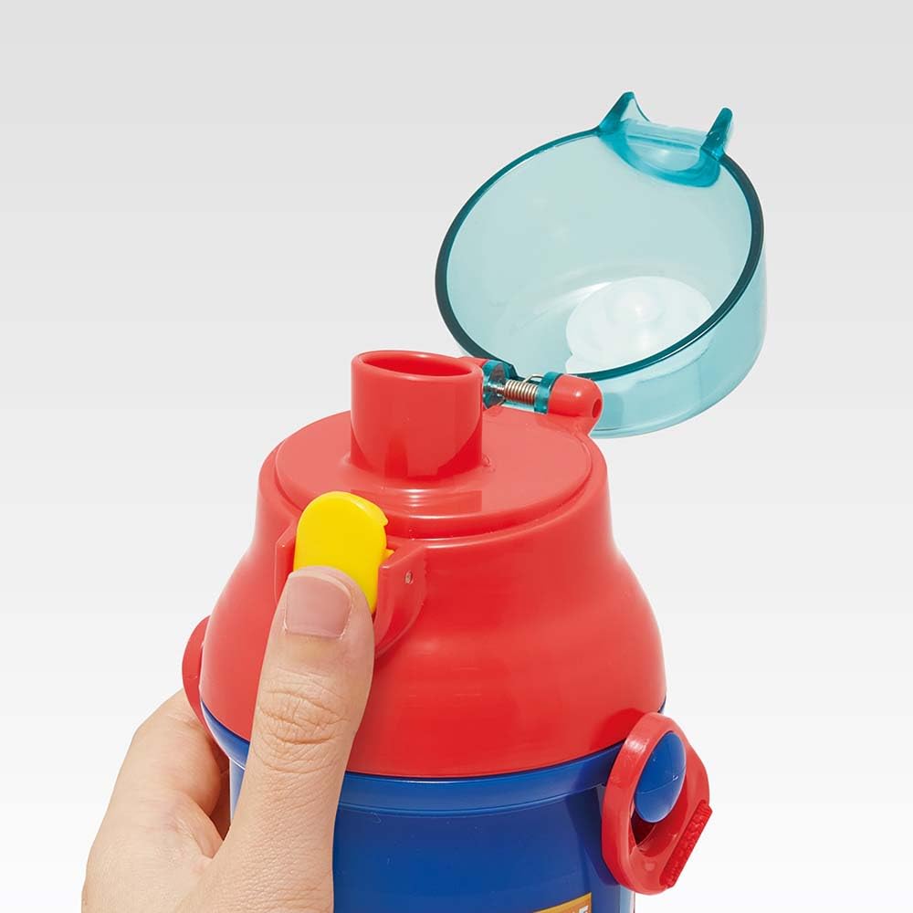 Skater Water Direct Dishwasher Made In Paw Patrol Children's Bottle, 480ml, Drinking, Plastic, One-Touch Operation, Safe, Japan, 24, Boys',