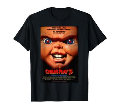 Chucky Child's Play 3 Look Who's Stalking Poster T-Shirt