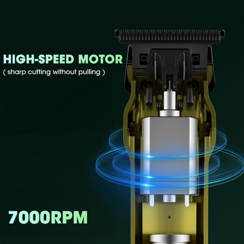 Hair Clippers for Men Professional Cordless Barber Clippers Hair Cutting Rechargeable Men Hair Clippers with LCD Dispaly