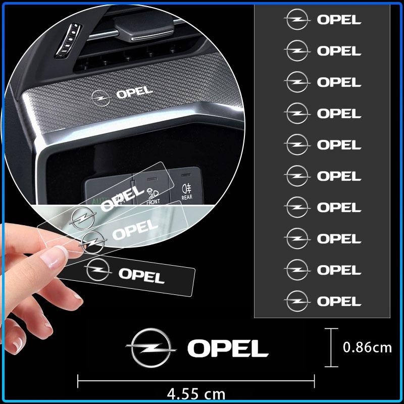 Car Steering Wheel Emblem Decal Car Interior Emblem 3D Sticker For Opel Astra H G J Insignia Mokka Zafira Corsa Vectra B C D