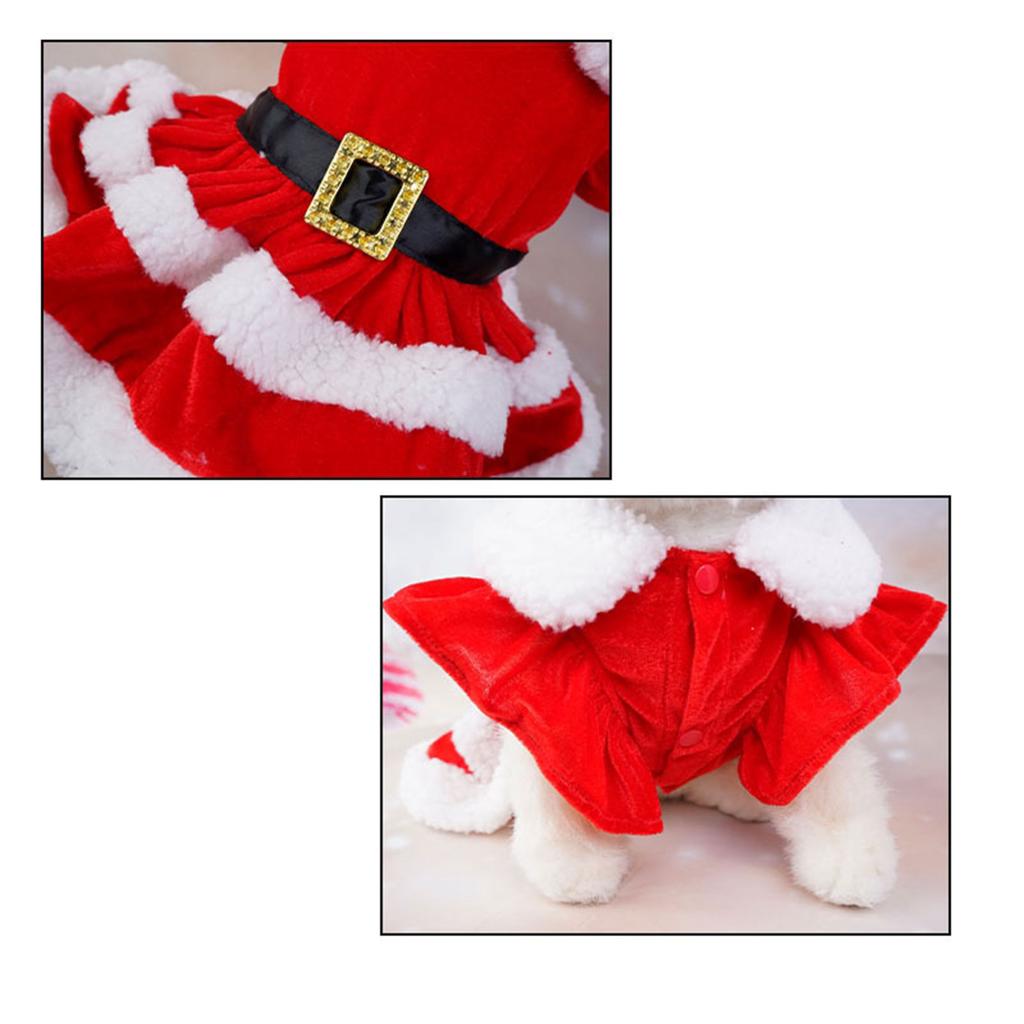 Dogs Dress Pet Autumn Camping Walking Dress Pet Dress Dogs Christmas Skirt Cats Dress Dogs Clothes for Small Dogs Girl