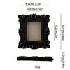 Black Baroque Style Photo Frame Goth Photo Display Holders Picture Frame Ornaments  Living Room