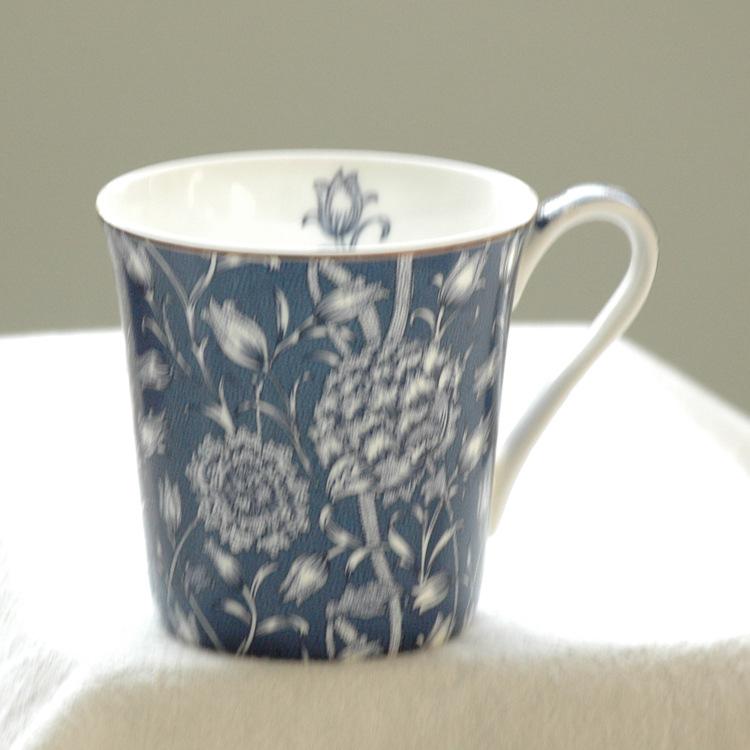 Bone China European Retro Ceramic Water Cup Personalized William Sea Anemone Dandelion Cup Creative Gift Milk Cup
