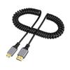 4K HDTV to Micro Cable: High-Definition Stretchable Connection for Tablets & Cameras