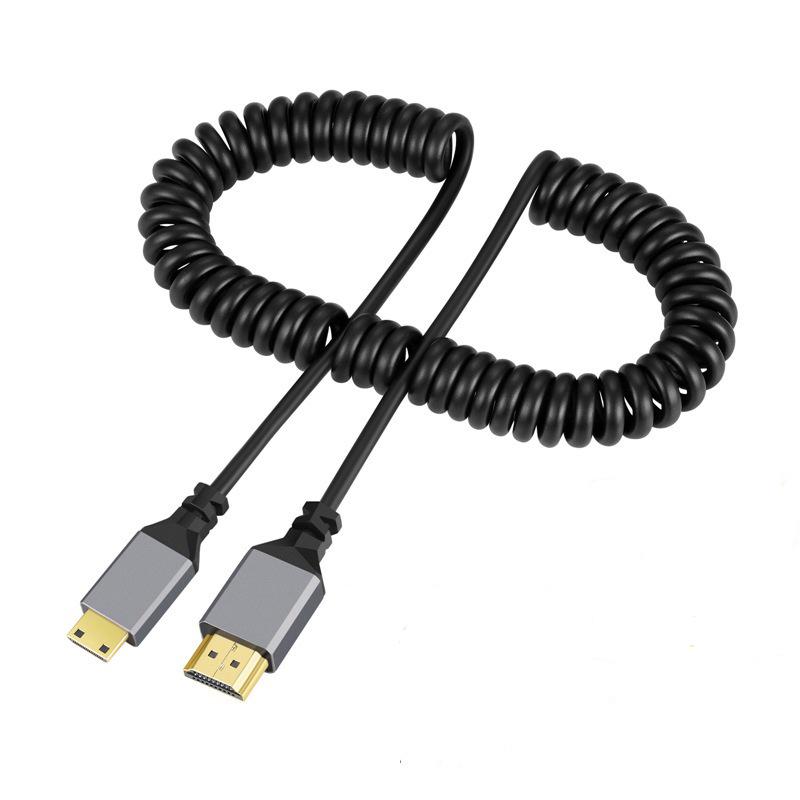 4K HDTV to Micro Cable: High-Definition Stretchable Connection for Tablets & Cameras